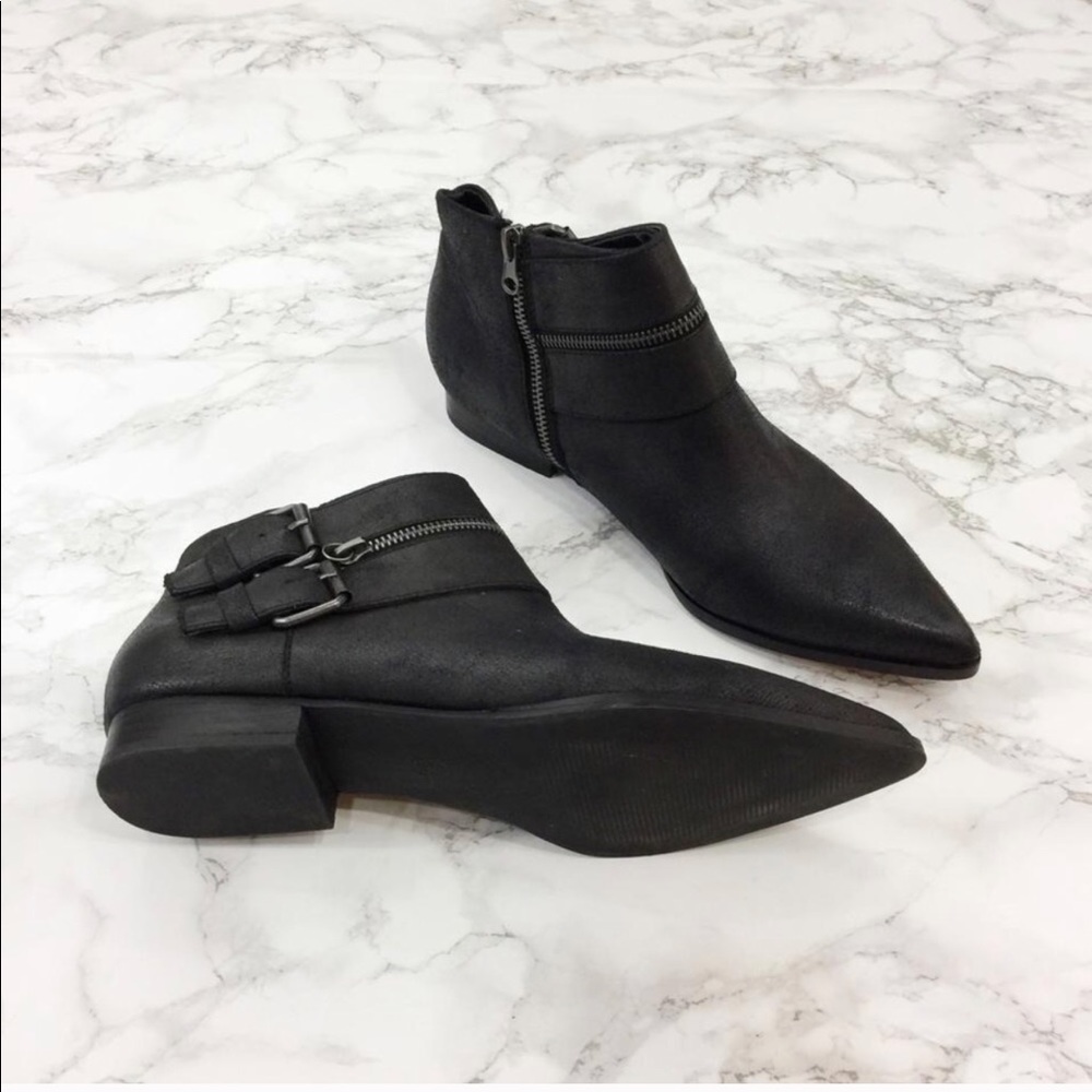 These are Matisse booties sold by Free People.